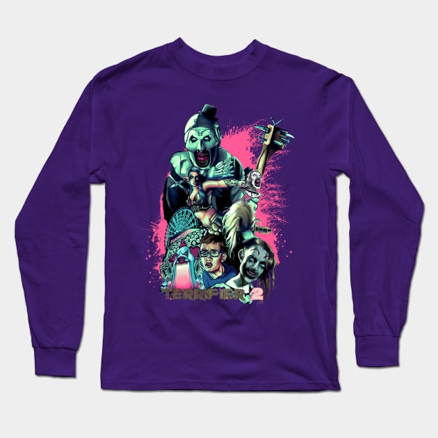 Terrifying 2 Long Sleeve T-Shirt by MAW Design